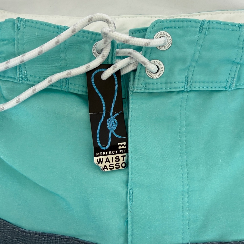 Billabong Mens Board Shorts Sz 38 Tropical Monstera Leaf Colorblock M141DTRB NWT - Picture 6 of 11